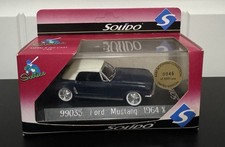 SOLIDO 1:43 Ford Mustang 1964 1/2 Limited Edition #0046/3000 Blue/White Sixties