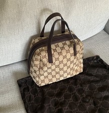 Gucci GG Canvas/Brown leather Balthus Tofu Mini Tote Bag