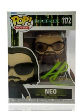 KEANU REEVES SIGNED NEO THE MATRIX FUNKO POP! #1772 (ACG CERT AG17677)