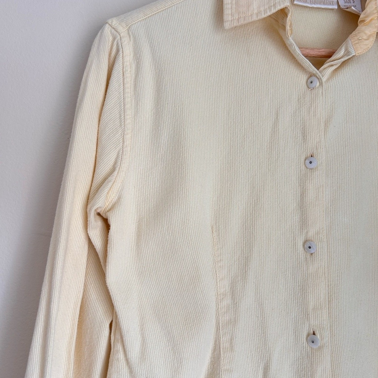 Basic Equipment Button Down Light Yellow Shirt - image 3