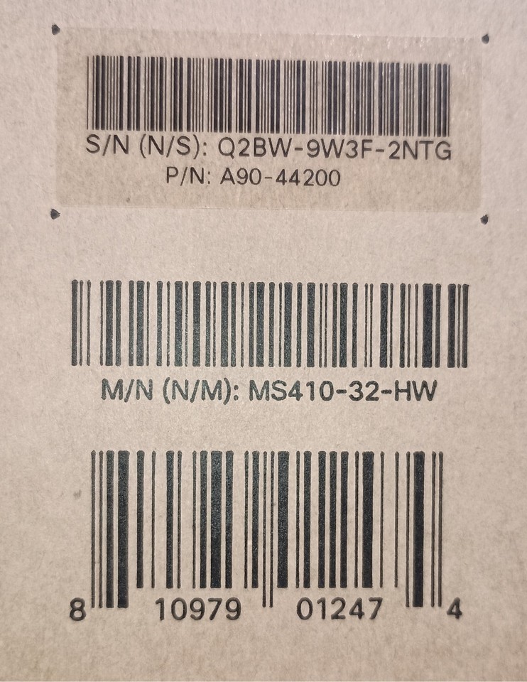 New Cisco Meraki MS410-32-HW 32x 1Gb SFP 4x 10Gb SFP+ Managed Switch ...