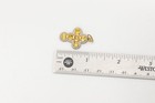 Intense Sapphire Cross Vintage mat Finish Solid 18k Gold(#25) — photo 5