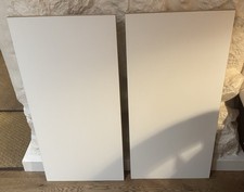 4 X IKEA Mehamn Sliding Door Panels, Oak Effect / White, 100cm,  004.211.85