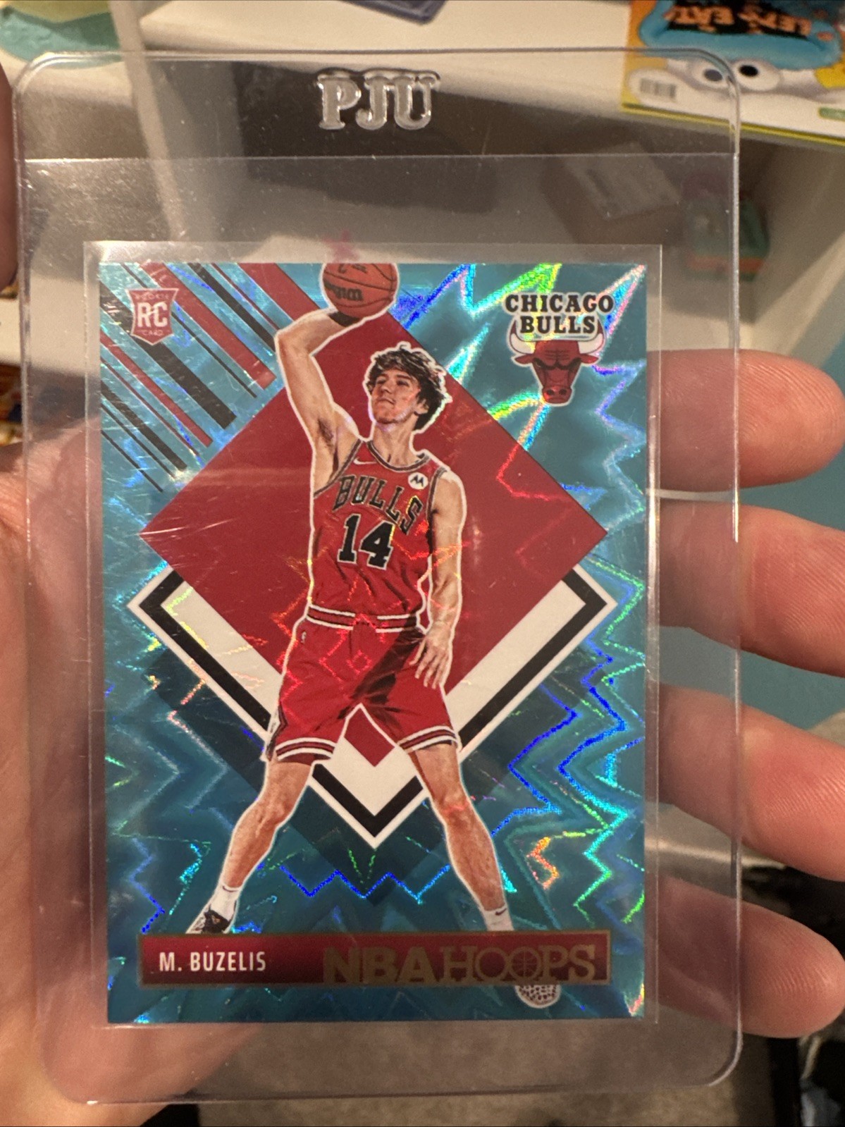 2024-25 Panini Nba Hoops - Hoops Tribute Matas Buzelis #295 Teal Explosion (RC)