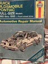 Buick Oldsmobile Pontiac Full-Size Models 1985 - 1998 Haynes Repair Manual 19020