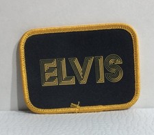 Elvis Presley Logo Iron-On Patch New Old Stock Mint VTG 1970's The King