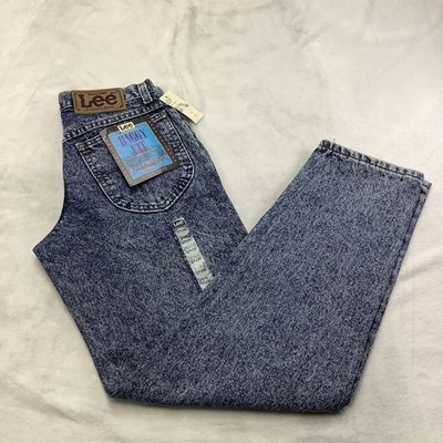 Vintage Lee Easy Riders Jeans Mens 27x30 Blue Baggy Acid Wash