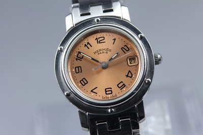 [Fast neuwertig] Vintage HERMES Clipper CL4.210 24mm Quarz Damenuhr aus JAPAN