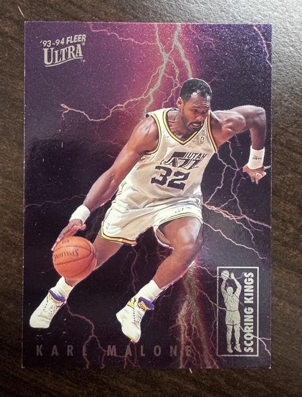 1993-94 Fleer Ultra - Karl Malone Scoring Kings Insert #6 Of 10