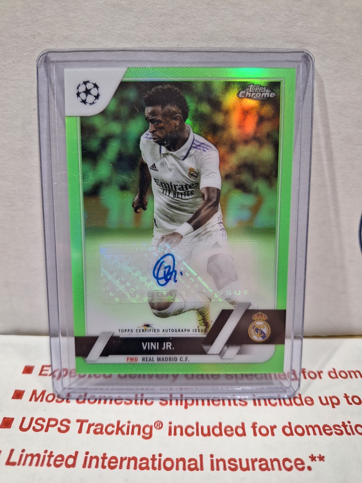 Vinicius Jr. 2022 Topps Chrome UEFA Club Competitions #CA-V