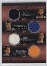 2007-08 Luxury Box Quad Relics 18/99 Baron Davis Al Harrington Monta Ellis he0