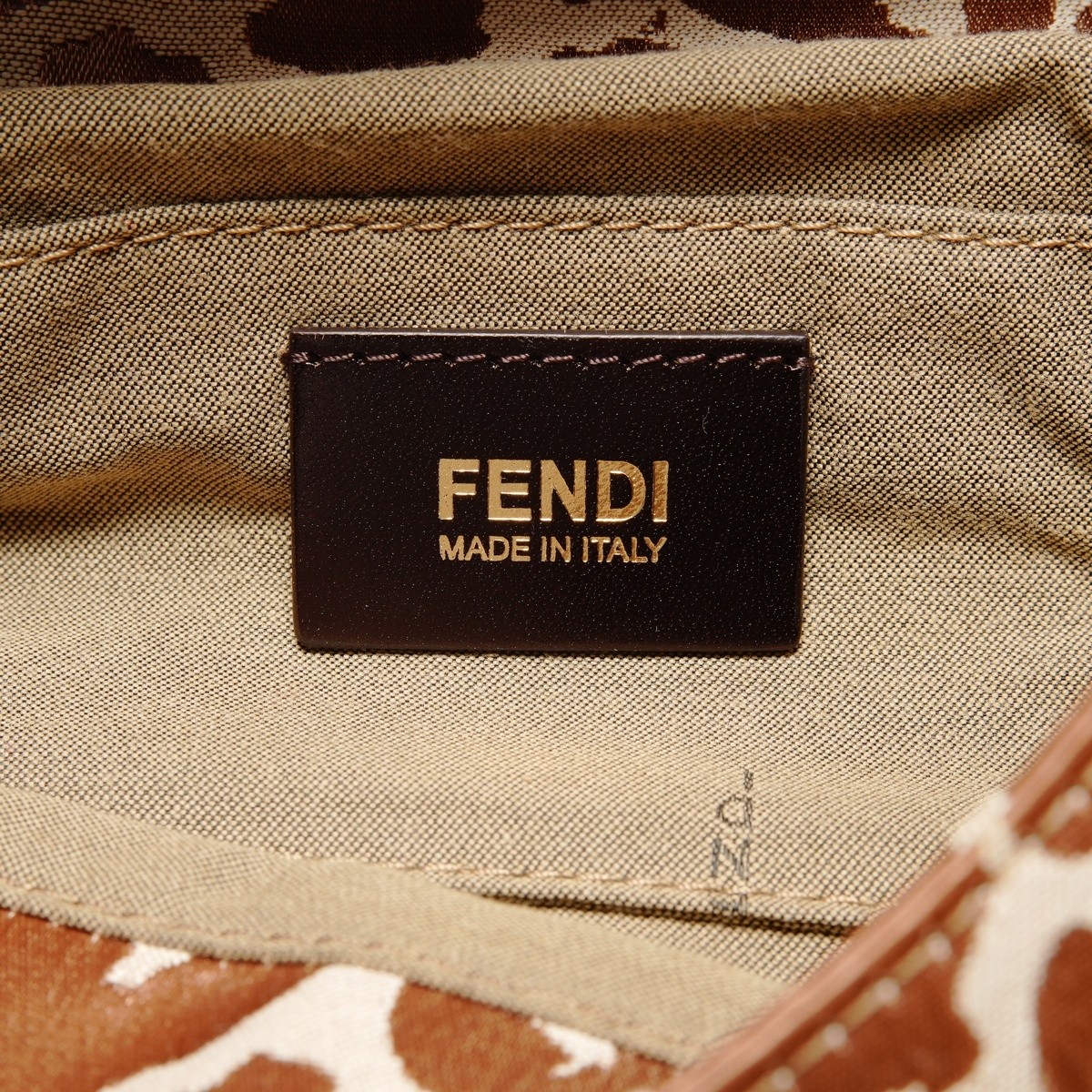 FENDI shoulder bag leopard pattern one shoulder c… - image 9