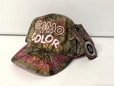 NEW Realtree Signatures Toddler Girl's Hat Size 2-3 Years Old 'Camo is my Color'