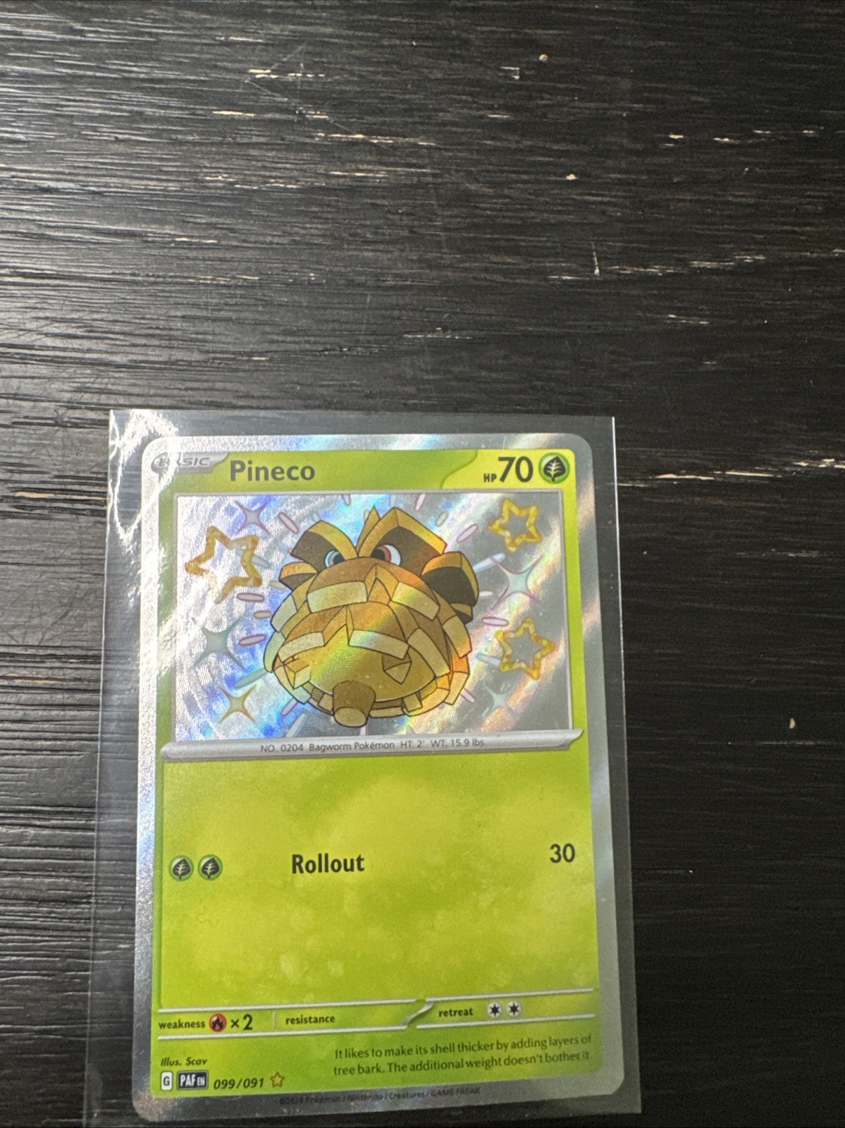 Pineco #99 Paldean Fates - Pokemon Card - Pokemon