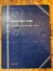 Silver Roosevelt Dimes Collection (starting 1946) Partial 52 Coins Whitman Book