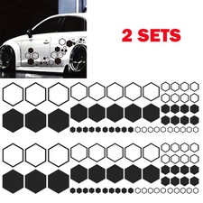 2-set Car Side Honeycomb Vinyl Body Decal Sticker Diy Graphics Hexagonal Decor 2-set Car Side Honeycomb Vinyl Body Decal Sticker Diy Graphics Hexagonal Decor