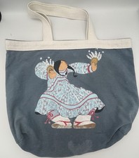 Borsa borsetta Barbara Lavallee ballerina aleutina Alaska donna artista dipinta firmata