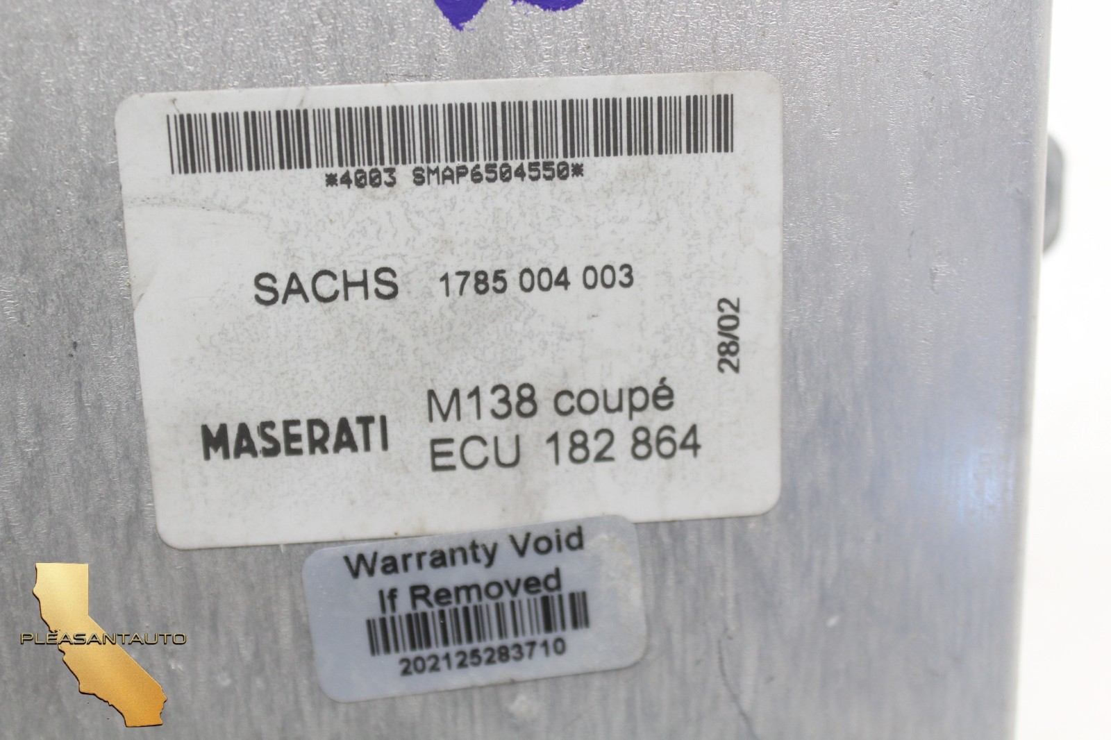 2002 Maserati Coupe Cambiocorsa GT M138 Suspension Control Module 182864 OEM