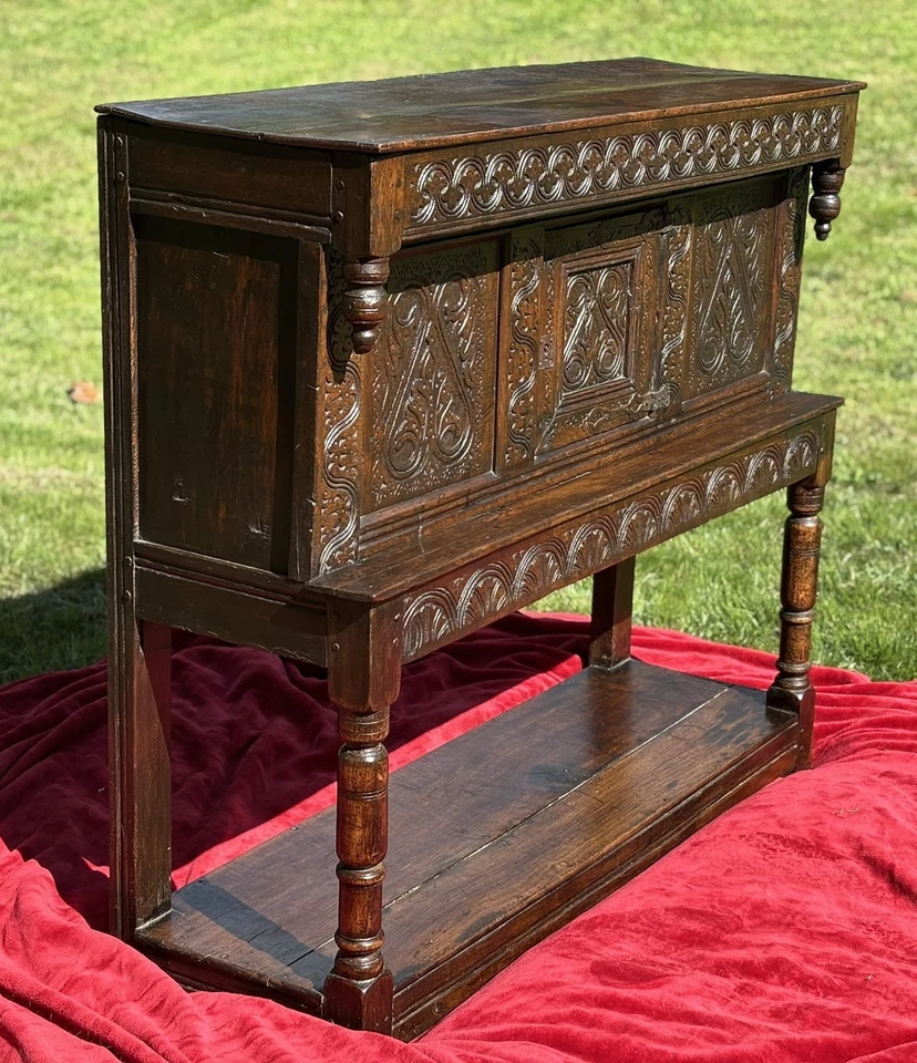 Armario patio roble Carlos II siglo XVII--Envío disponible Foto 4 de 4