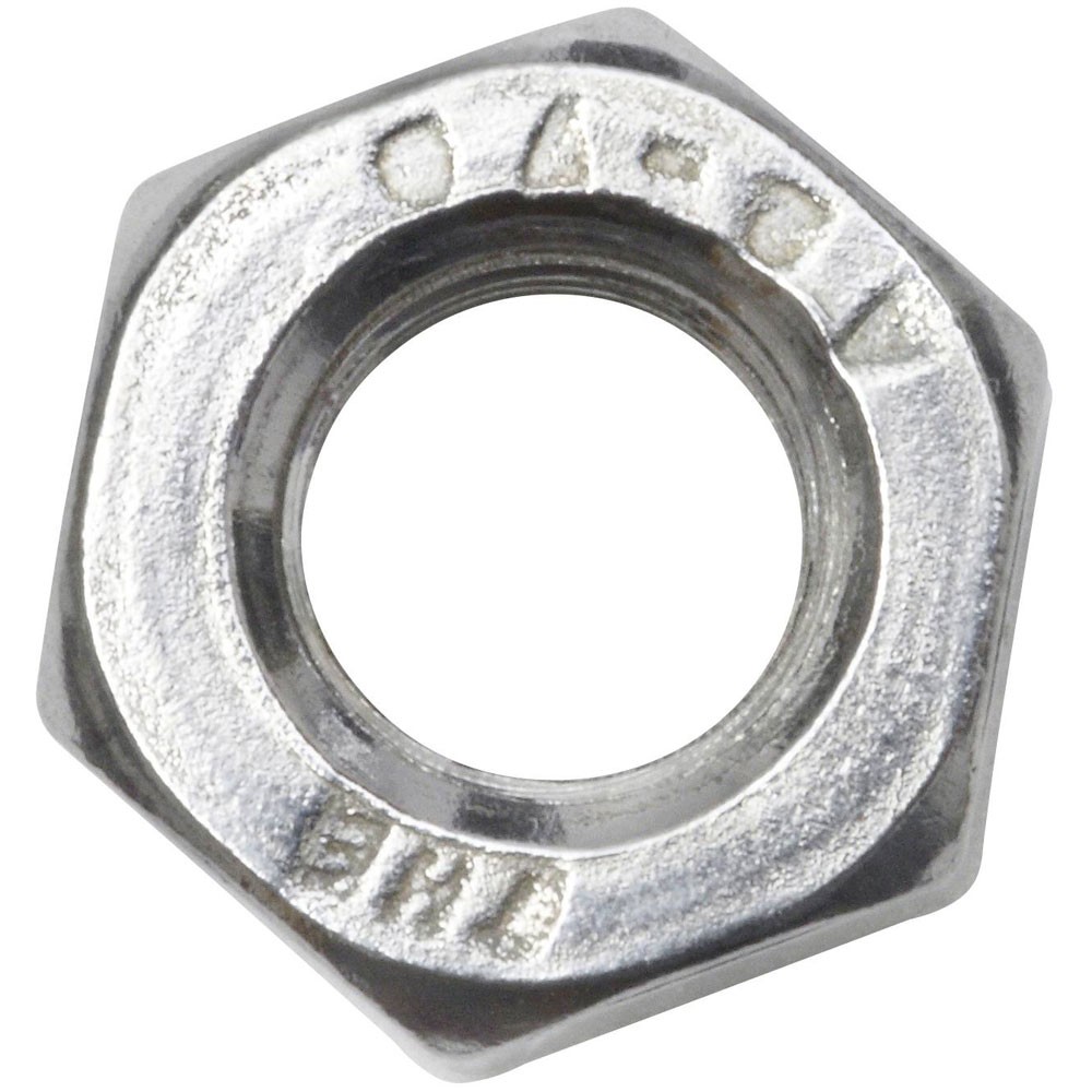 SWG M10 DIN 934 Steel Zinc Plated Hex Nut 50 pcs
