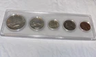 1964 U.S. Silver 5-Coin Mint Set – Kennedy Half, Quarter, Dime – 90% Silver Lot