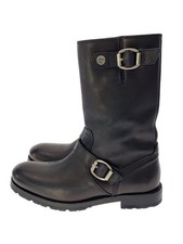 Jimmy Choo Engineer Boots/40/Blk/Leather 3472
