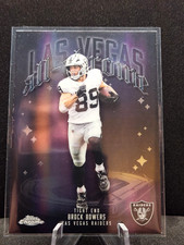 2025 Topps Chrome Insert Brock Bowers All-Chrome Las Vegas Raiders