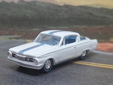 1964 64 Plymouth Barracuda 164 Scale Limited Edition Muscle Car Classic White
