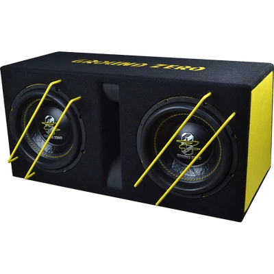 Ground Zero GZIB 2.10SPL - 2x 25 cm SPL Bassreflex Gehäusesubwoofer - Bild 1 von 2