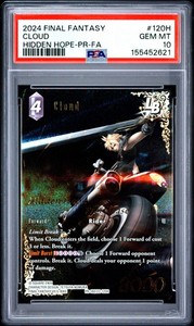 PSA10 クラウド　Hidden Hope プレリFoil Final Fantasy Hidden Hope | eBay