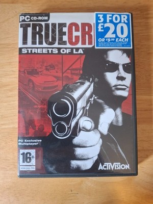 True Crime Streets of La PC CD-ROM Spiel 4-Disc Set für Windows 98/2000/ME/XP