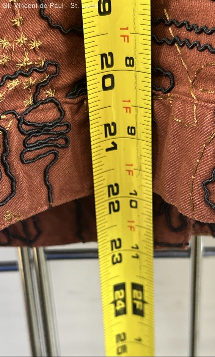 Ruby Rd. Eclectic Burnt Orange Denim Embroidery J… - image 11