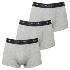 Ted Baker Mens 3-Pack Cotton Breathable Comfort Trunk Boxer Briefs 31% OFF RRP