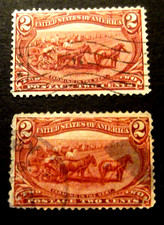 US-1898-SC286-2 x 2c Trans Mississippi issues-Used