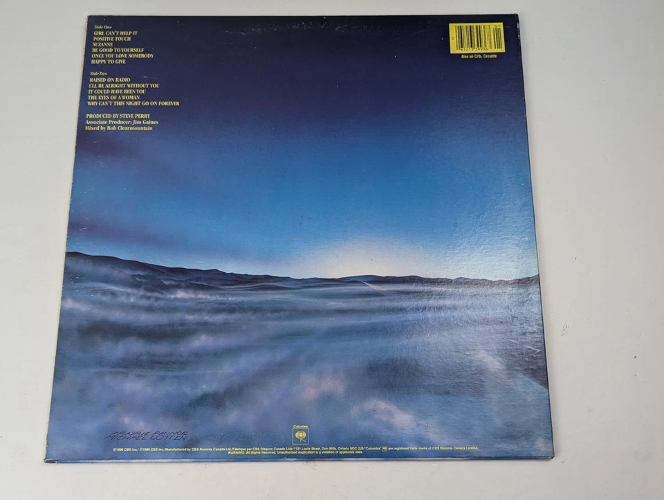 Journey Raised on Radio Vinyl LP Original 1986 First Pressing OG Rock Album - Image 3 of 4
