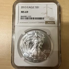 2013 American Silver Eagle Coin MS 69 .999 S$1 NGC