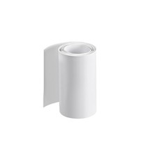PVC Heat Shrink Pipe 70mm Flat Pass for 3 18650 2m White