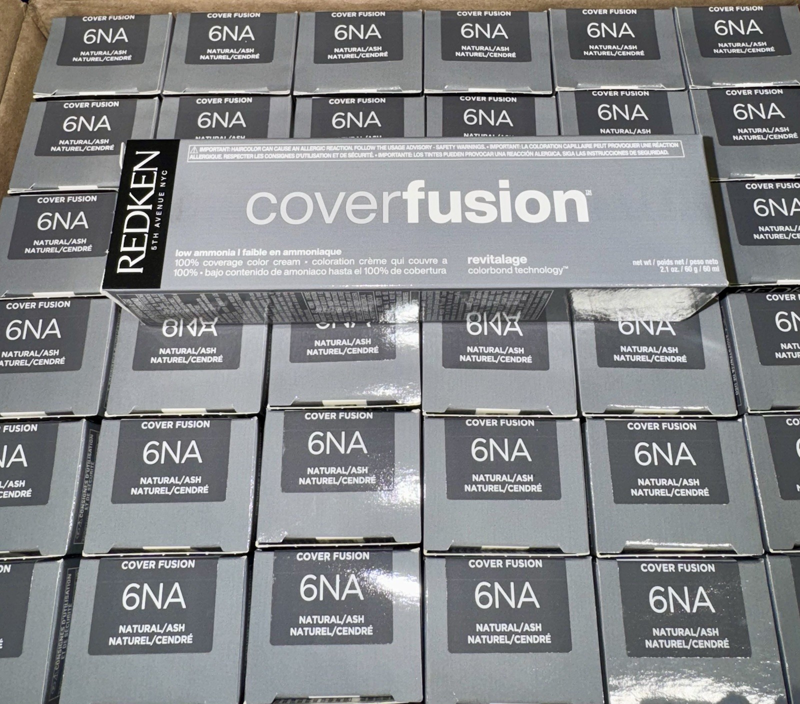 1 Redken 6NA NATURAL ASH Cover Fusion Low Ammonia Coverage P