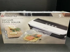 Ambiano Vacuum Food Sealer. partial roll of 11” bags. MiB Model v64-18B