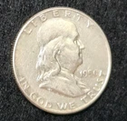 1950 Very Nice BU Unc 90% Silver FRANKLIN HALF-DOLLAR From  Estate