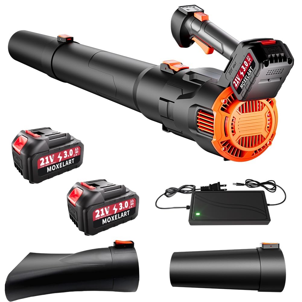 Cordless - Low-noise Brushless Motor Leaf Blower With 2 ...