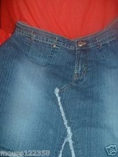 Carolina Blues Skirt Sz 14 Stretch Blue Denim