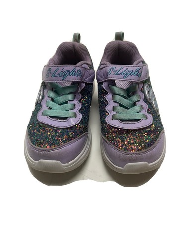 Girls SKECHERS S-LIGHTS shoes size 13 