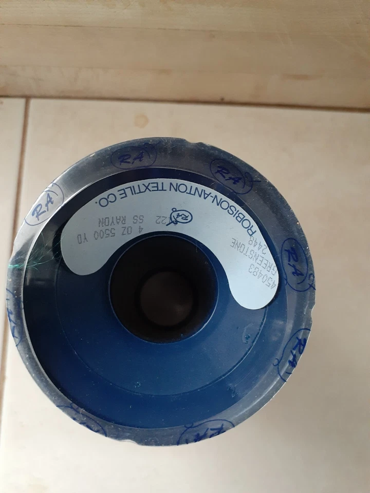 Embroidery Thread for Sewing Machine RA Greenstone 5500 Yd Brand New Vintage - Image 3 of 4