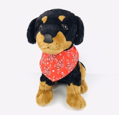 stuffed rottweiler dog