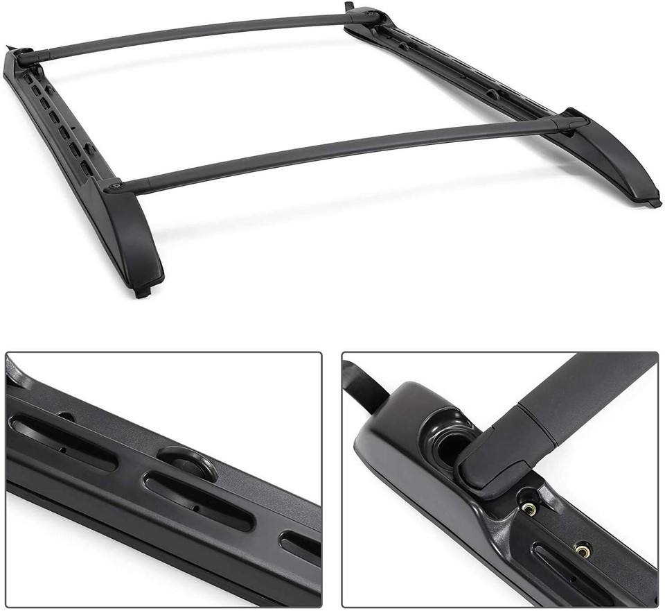For 20052019 Toyota Double Cab Top Roof Rack Cross Side Rails
