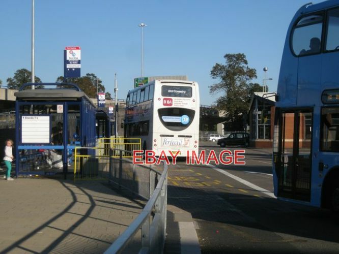 PHOTO  BUS STANDS T-V NORTHEAST SIDE OF POOL MEADOW BUS STATION COVENTRY BUSES M