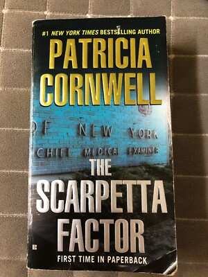 The Scarpetta Factor By Patricia Cornwell. Paperback, Very Good Condition.