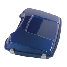Superior Blue Razor Tour Pak Trunk For Harley Touring Street Glide 1993-2013