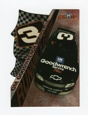 Dale Earnhardt Sr 1999 Wheels Runnin N' Gunnin Die Cut Insert Foil Parallel Card